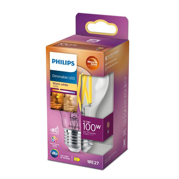 Philips Led Cl A60 Cl Wgd 100w E27 - Afbeelding 2