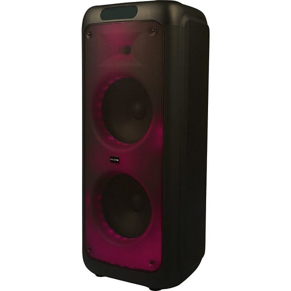 Salora Partyspeaker XL1 500W + LED-Verlichting Zwart - Afbeelding 2