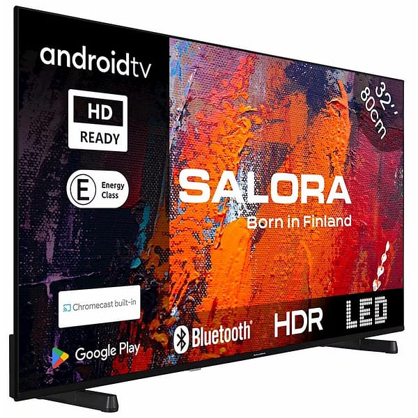 Salora 32HA550 HD Android TV 32 Inch Zwart - Afbeelding 2