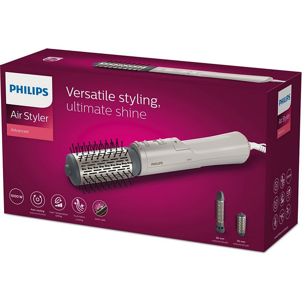 Philips BHA710/00 AirStyler 7000 Series Föhnborstel Zilver - Afbeelding 2