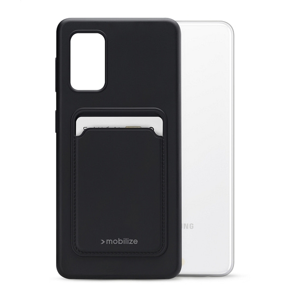 Mobilize Rubber Gelly Card Case Samsung Galaxy A32 5G Matt Black