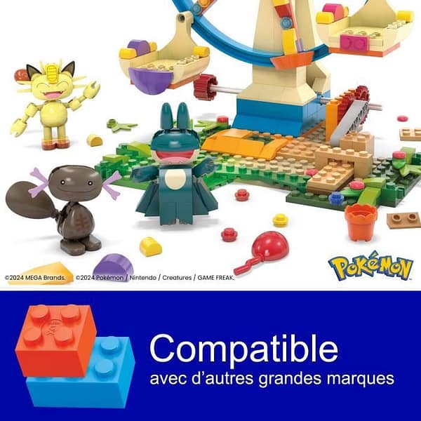 MEGA Pokémon-Coffret La Grande Roue-Jouet a construire HXF80 - Afbeelding 3