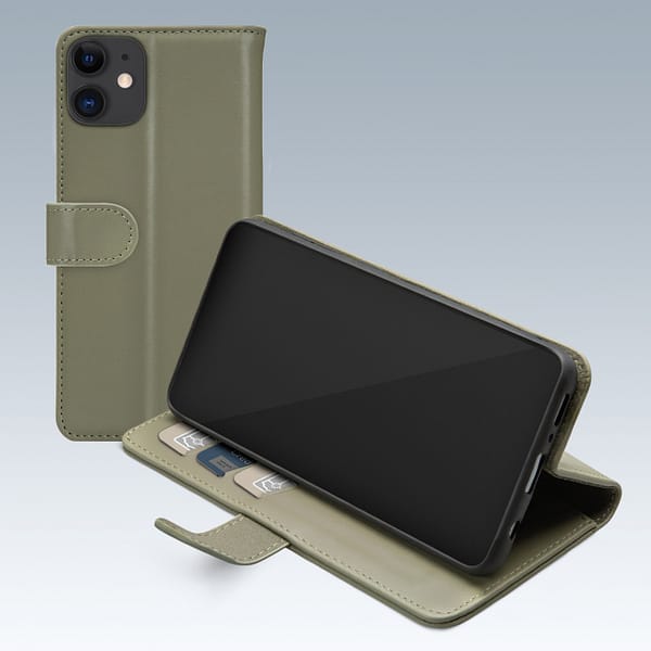 Mobilize Premium Gelly Wallet Book Case Apple iPhone 11 Green