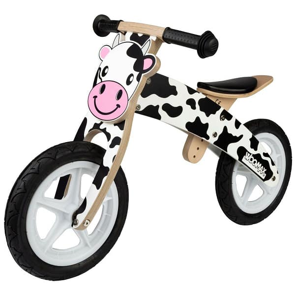 Kinderfiets Woomax Koe 12" Zonder pedalen