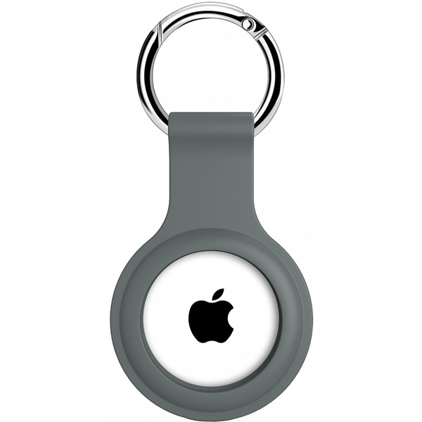 Xccess Silicon Airtag Keychain Advanced Ash