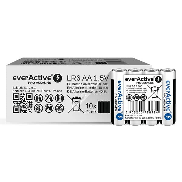 Batterijen EverActive LR6 AA 1,5 V (4 Stuks) - Afbeelding 2