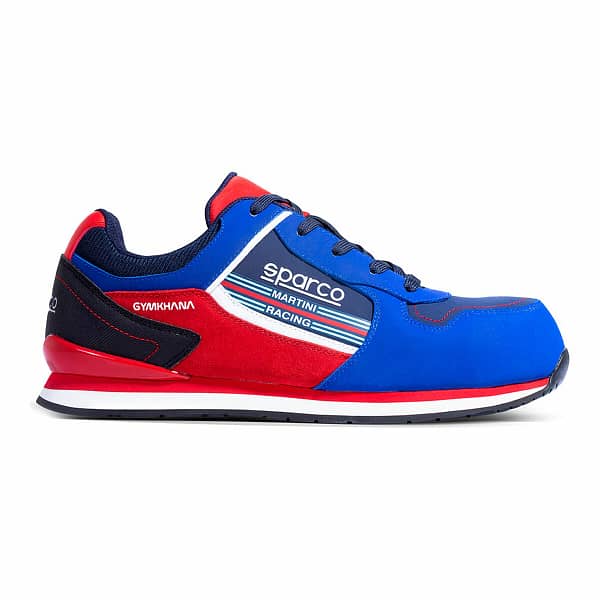 Veiligheidsschoenen Sparco Ndis Scarpa Gymkhana Martini Racing S3 ESD Blauw Rood Schoenmaat 42 - Afbeelding 2