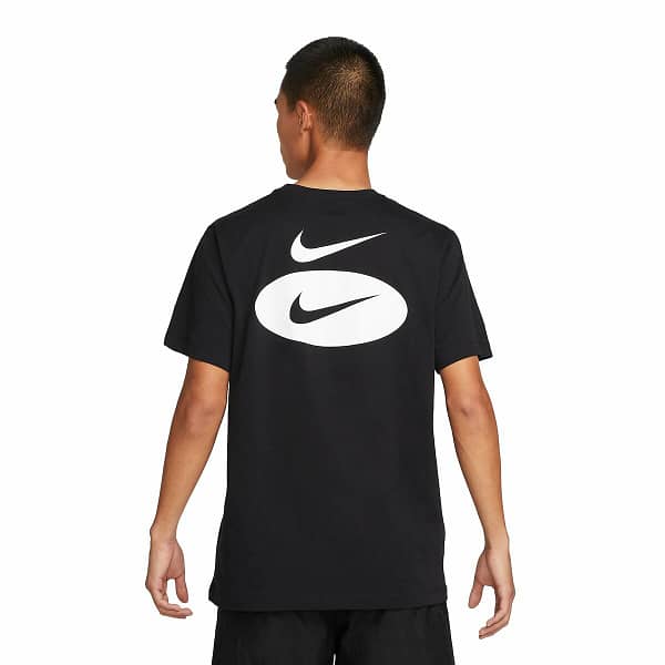 Shirt Nike  TEE ESS CORE 4 DM6409 Zwart Maat M - Afbeelding 3