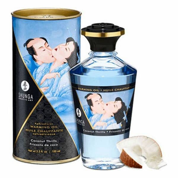 Erotische Massageolie Shunga SHU127-COCONUT 100 ml Kokosnoot - Afbeelding 2