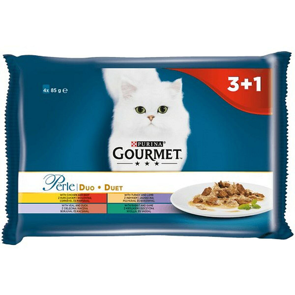 Kattenvoer Purina   Kip Kalfsvlees Lam Eend Wild zwijn