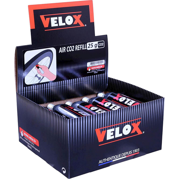 CO2 cartridge Velox met draad 25 gram (1 stuk)