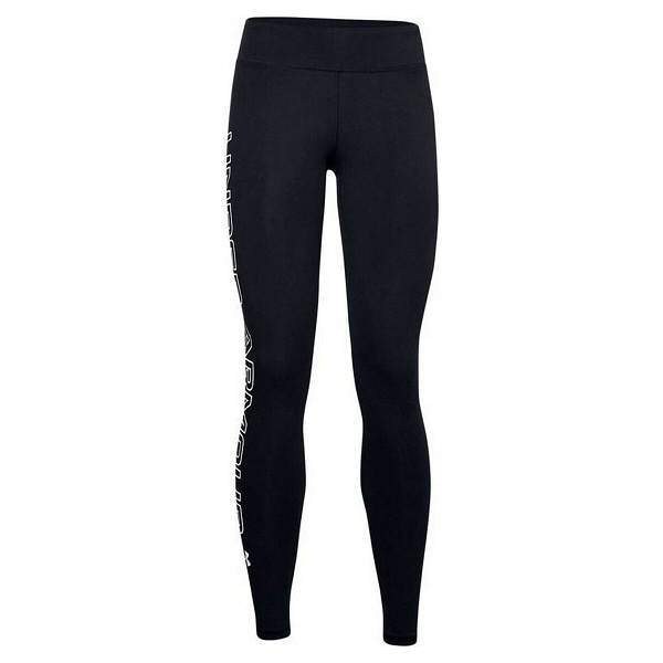 Sportleggings voor Dames Under Armour Favorite Wordmark Zwart Maat XS