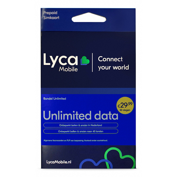 Lycamobile Holland Plan Unlimited