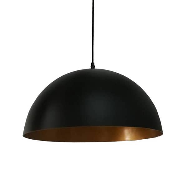 Homestyle Pro MK108-GB Industriële Hanglamp 35x17.5 cm Zwart/Goud/Metaal - Afbeelding 2