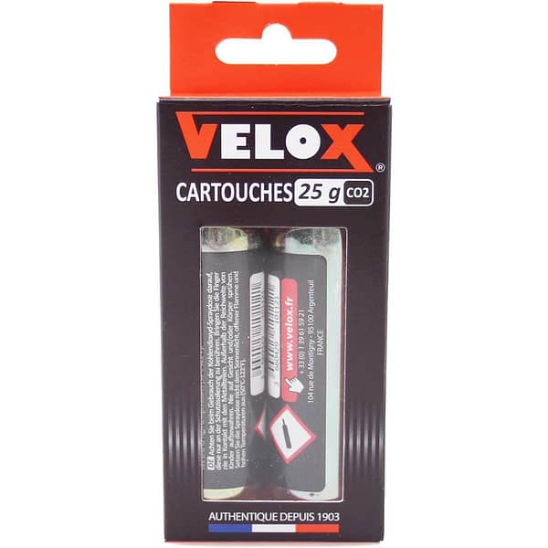 CO2 cartridge Velox met draad 16 gram - 3 stuks in blister