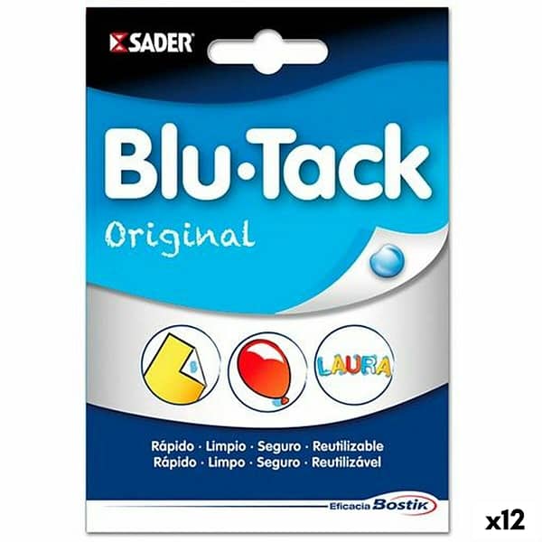 Stopverf Bostik Blu Tack Herbruikbaar (12 Stuks)