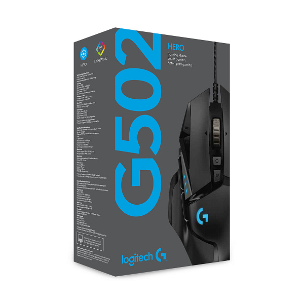 Muis Logitech G502 Hero 600 dpi - Afbeelding 3