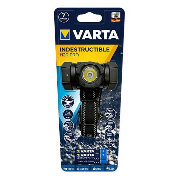 Ledlamp voor op het hoofd Varta H20 PRO IP67 4 W 350 lm - Afbeelding 3