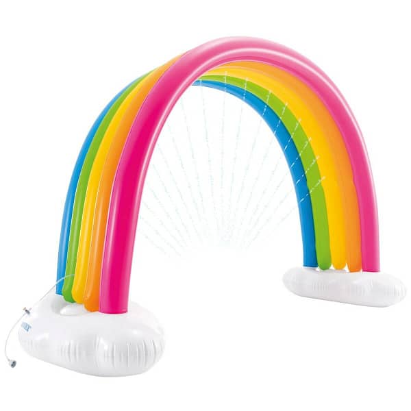 Speelgoed watersproeier Intex   Regenboog 300 x 109 x 180 cm PVC