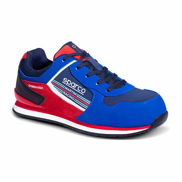 Veiligheidsschoenen Sparco Ndis Scarpa Gymkhana Martini Racing S3 ESD Blauw Rood Schoenmaat 42