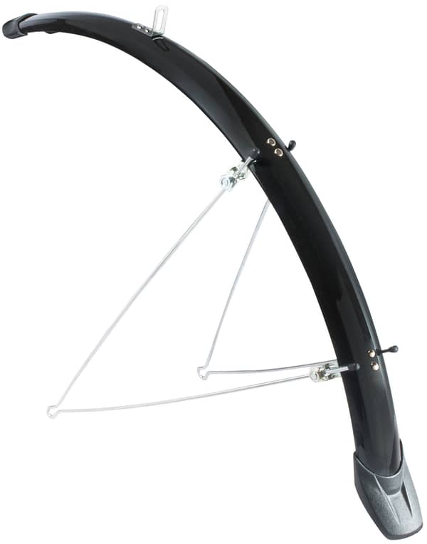 Spatbordset Eurofender Elegance 28" x 46 mm - zwart