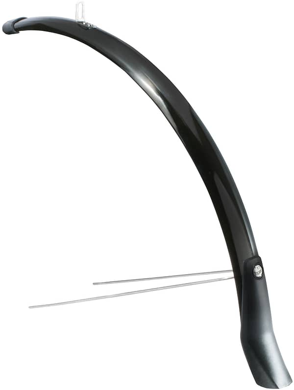 Voorspatbord Eurofender Snello 28" x 51 mm - zwart