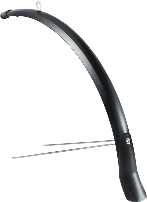 Voorspatbord Eurofender Snello 28" x 51 mm - mat zwart